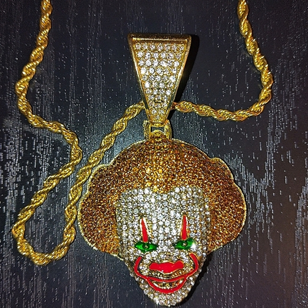 COPY - Jewelry pennywise chain and charm pendant